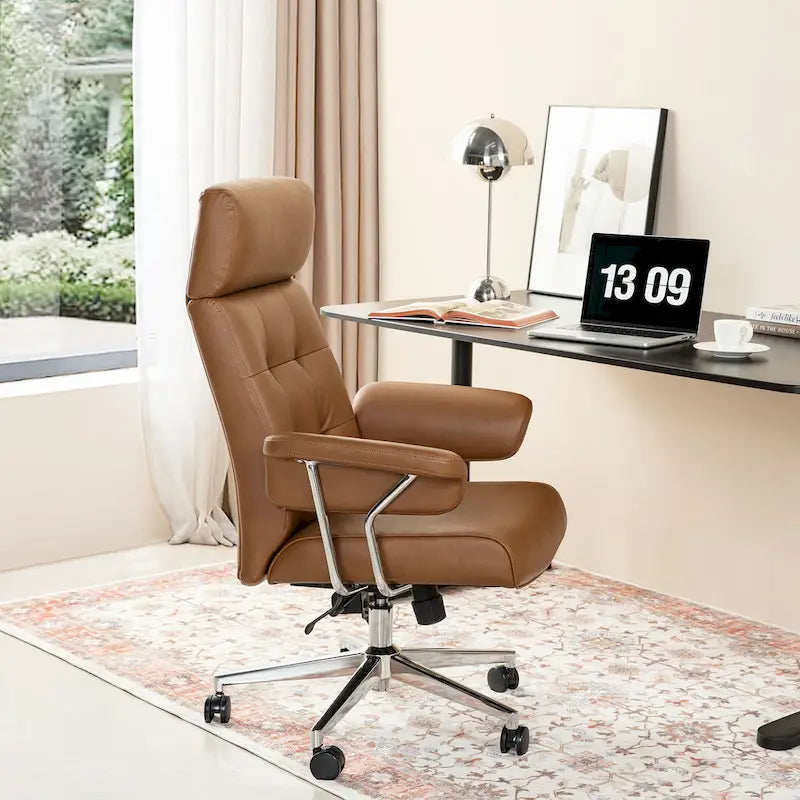High- PU Leather Chair Height Adjustable