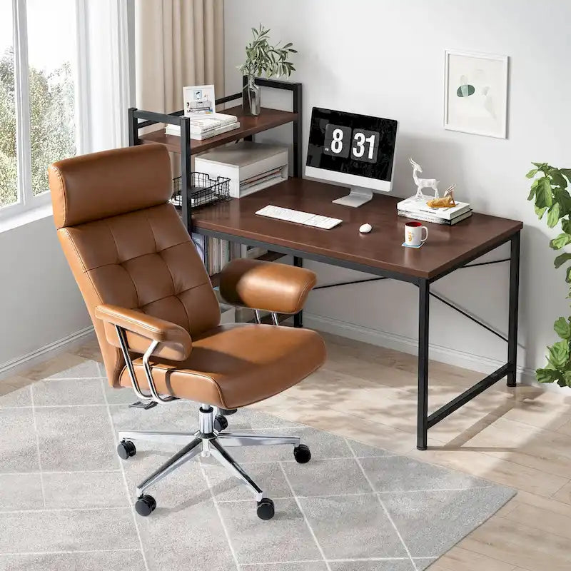High- PU Leather Chair Height Adjustable