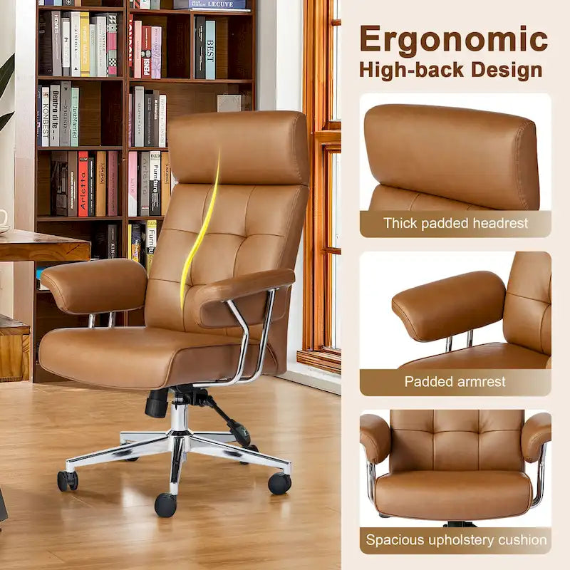 High- PU Leather Chair Height Adjustable
