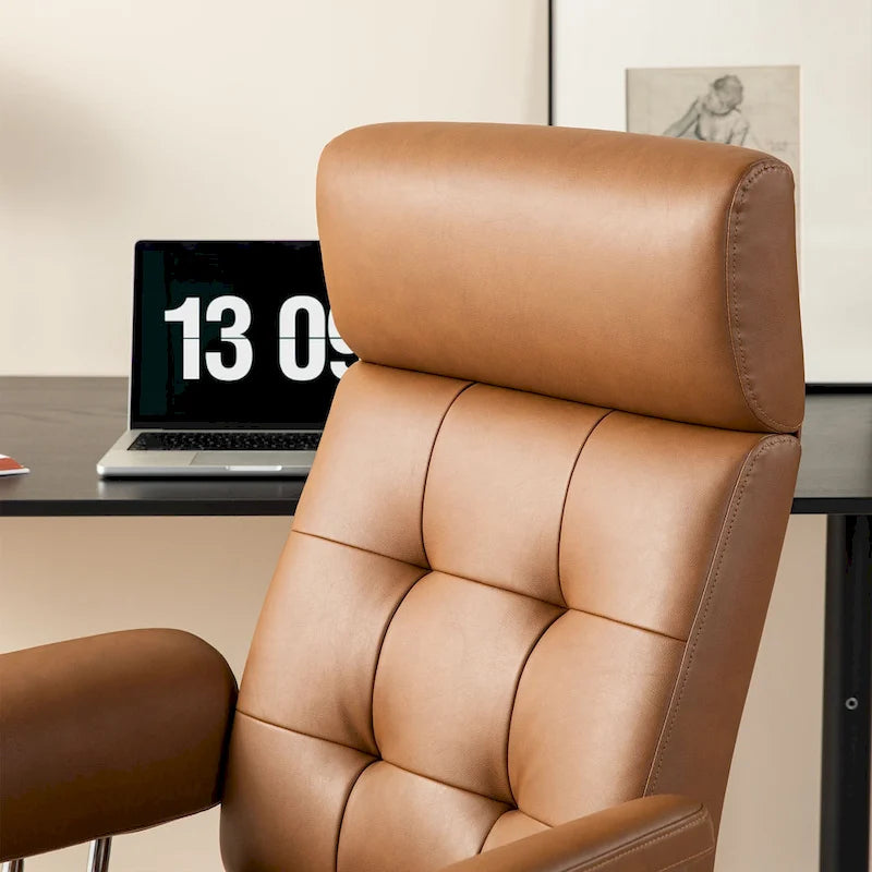 High- PU Leather Chair Height Adjustable