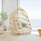 Indoor Luxury Hanging Chair Stand, 350 lbs Outdoor Chair with No Stand, Swing Chair Stand
