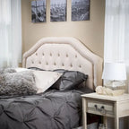 Adjustable Full/ Tufted Headboard by Home