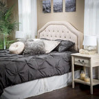 Adjustable Full/ Tufted Headboard by Home