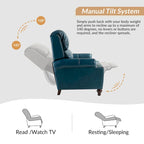 Mid-Century Modern Leather Recliner Nail Trim 2 by