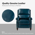 Mid-Century Modern Leather Recliner Nail Trim 2 by
