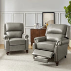 Mid-Century Modern Leather Recliner Nail Trim 2 by