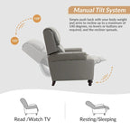 Mid-Century Modern Leather Recliner Nail Trim 2 by