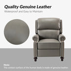 Mid-Century Modern Leather Recliner Nail Trim 2 by