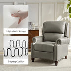 Mid-Century Modern Leather Recliner Nail Trim 2 by