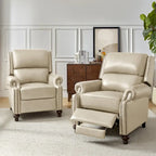 Mid-Century Modern Leather Recliner Nail Trim 2 by
