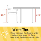 Modern Industrial Dining Chairs ( 2) with Iron by Home