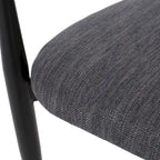 Modern Industrial Dining Chairs ( 2) with Iron by Home