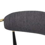 Modern Industrial Dining Chairs ( 2) with Iron by Home