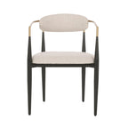 Modern Industrial Dining Chairs ( 2) with Iron by Home