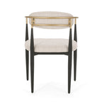 Modern Industrial Dining Chairs ( 2) with Iron by Home