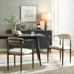 Modern Industrial Dining Chairs ( 2) with Iron by Home