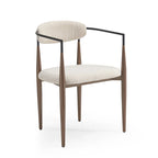 Modern Industrial Dining Chairs ( 2) with Iron by Home