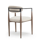 Modern Industrial Dining Chairs ( 2) with Iron by Home
