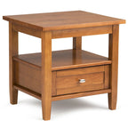 20 inch Wide Rectangle Transitional Side Table - 20 inch Wide