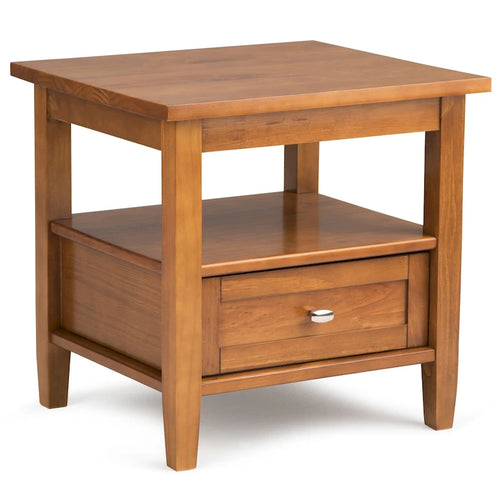 20 inch Wide Rectangle Transitional Side Table - 20 inch Wide