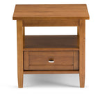 20 inch Wide Rectangle Transitional Side Table - 20 inch Wide