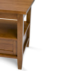 20 inch Wide Rectangle Transitional Side Table - 20 inch Wide