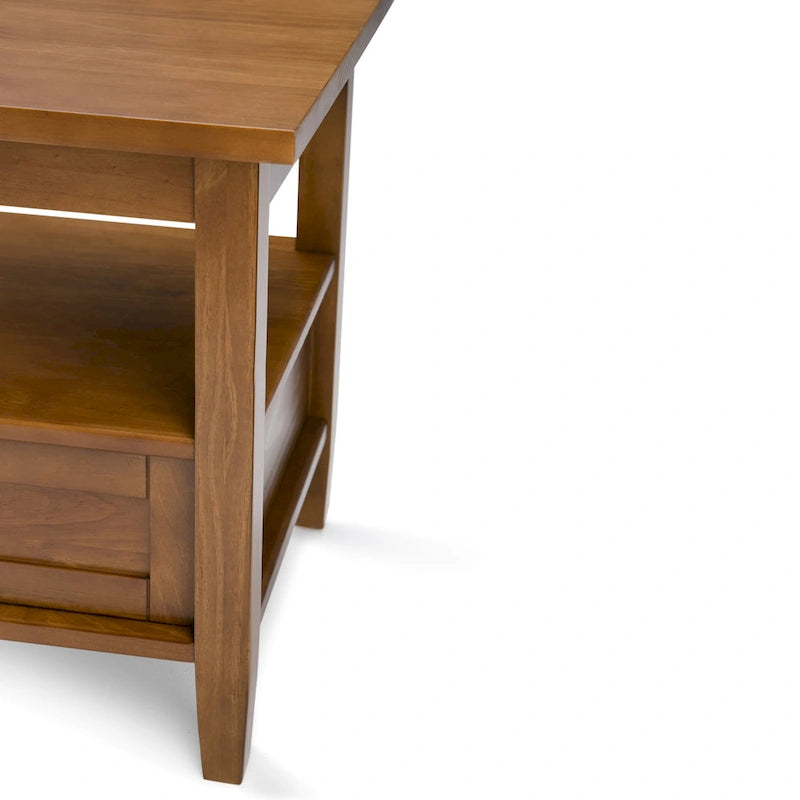 20 inch Wide Rectangle Transitional Side Table - 20 inch Wide