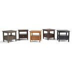 20 inch Wide Rectangle Transitional Side Table - 20 inch Wide