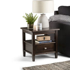 20 inch Wide Rectangle Transitional Side Table - 20 inch Wide