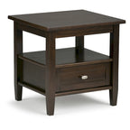 20 inch Wide Rectangle Transitional Side Table - 20 inch Wide