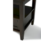20 inch Wide Rectangle Transitional Side Table - 20 inch Wide