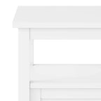 20 inch Wide Rectangle Transitional Side Table - 20 inch Wide