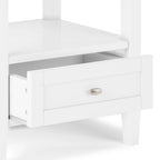 20 inch Wide Rectangle Transitional Side Table - 20 inch Wide