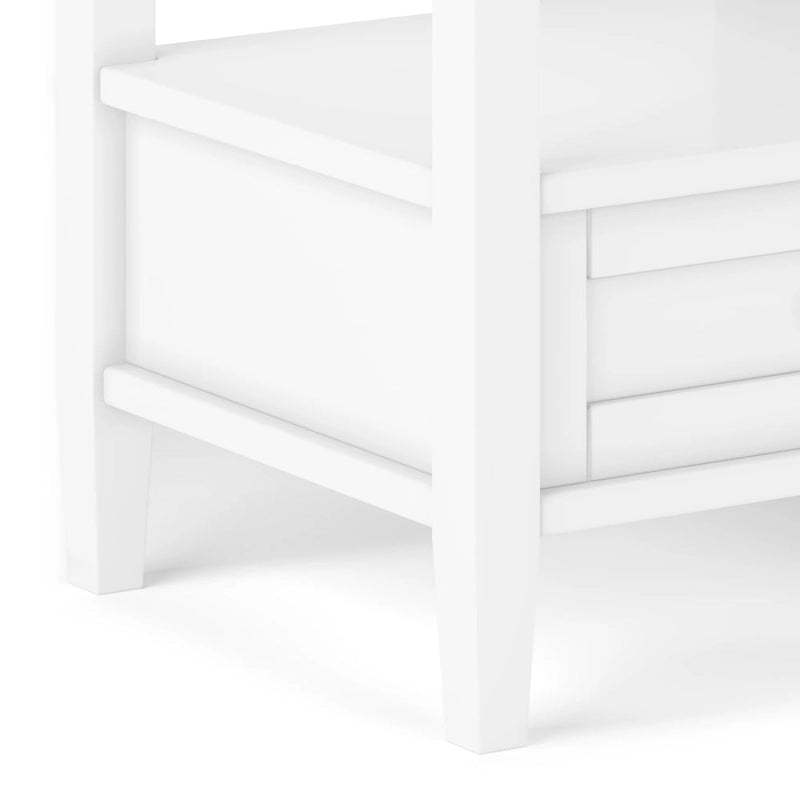 20 inch Wide Rectangle Transitional Side Table - 20 inch Wide