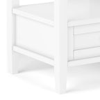 20 inch Wide Rectangle Transitional Side Table - 20 inch Wide