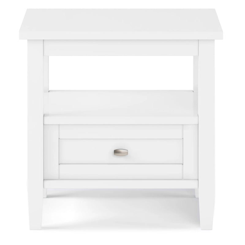 20 inch Wide Rectangle Transitional Side Table - 20 inch Wide