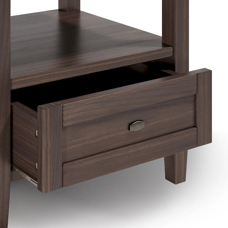 20 inch Wide Rectangle Transitional Side Table - 20 inch Wide