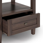 20 inch Wide Rectangle Transitional Side Table - 20 inch Wide