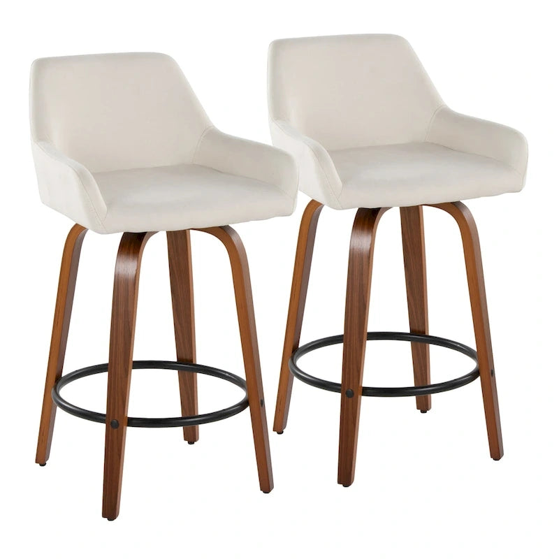 26 -Height Counter Stool with Wood ( 2)