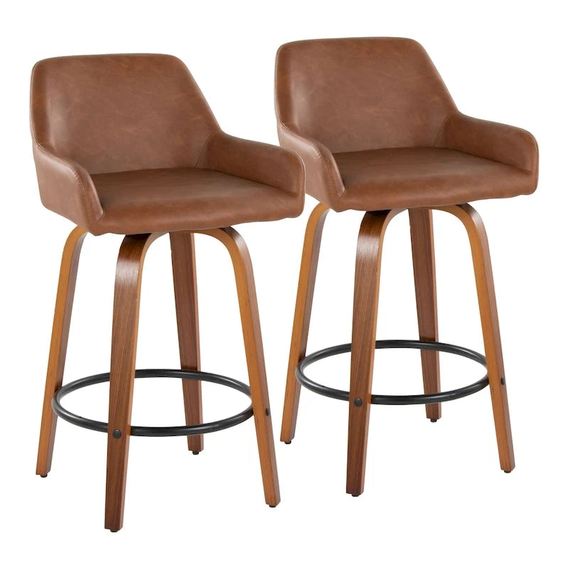 26 -Height Counter Stool with Wood ( 2)