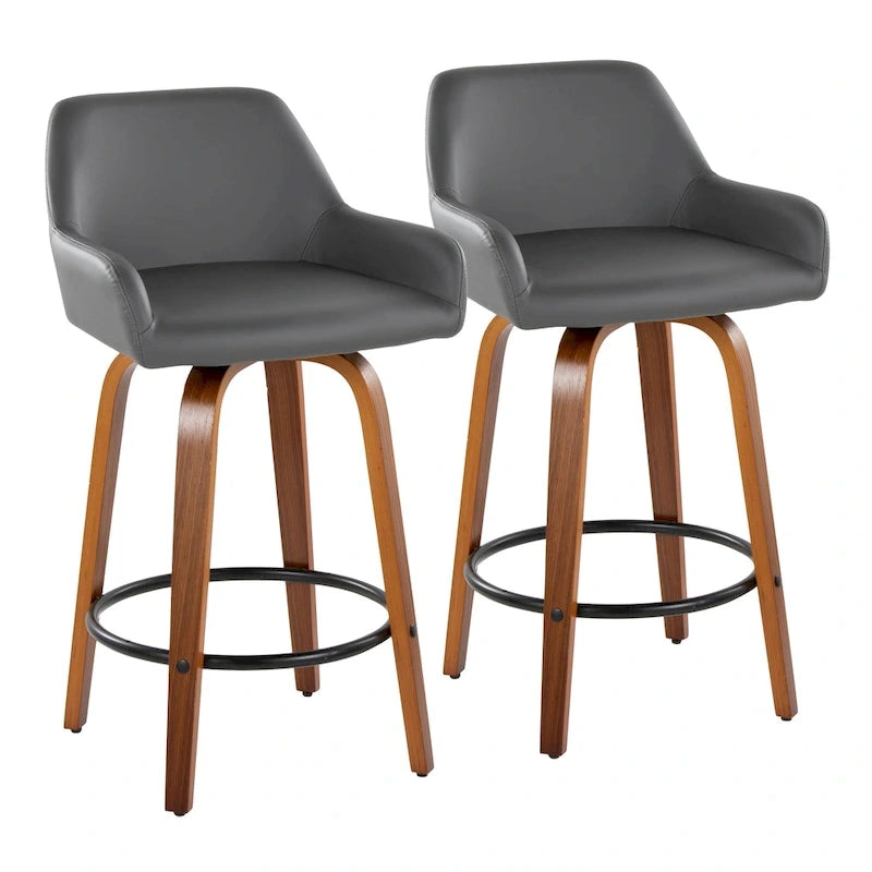26 -Height Counter Stool with Wood ( 2)