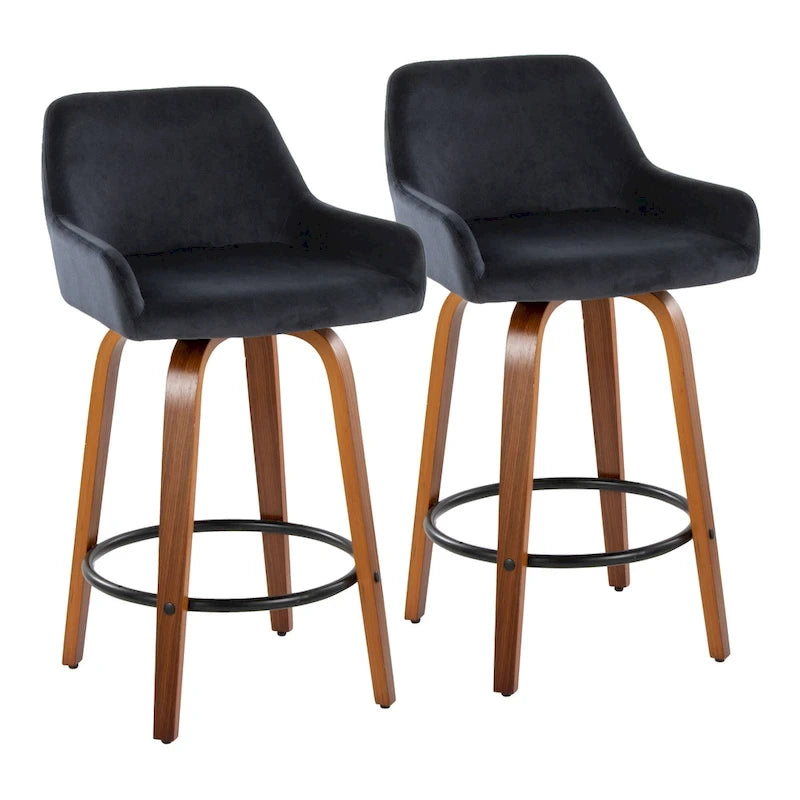 26 -Height Counter Stool with Wood ( 2)