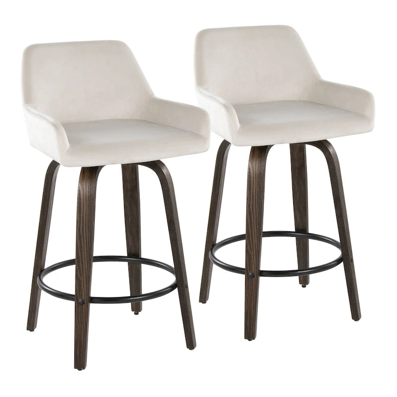 26 -Height Counter Stool with Wood ( 2)