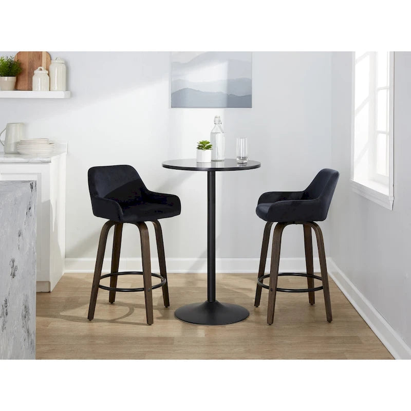 26 -Height Counter Stool with Wood ( 2)