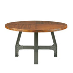Round Dining/Gathering Table - amber/ graphite