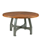 Round Dining/Gathering Table - amber/ graphite