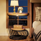 Round Table, 2 Side Table for Living Room