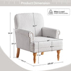Accent Sofa Club Chair with Legs for Living Room