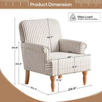 Accent Sofa Club Chair with Legs for Living Room