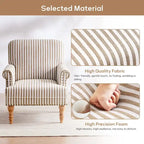Accent Sofa Club Chair with Legs for Living Room